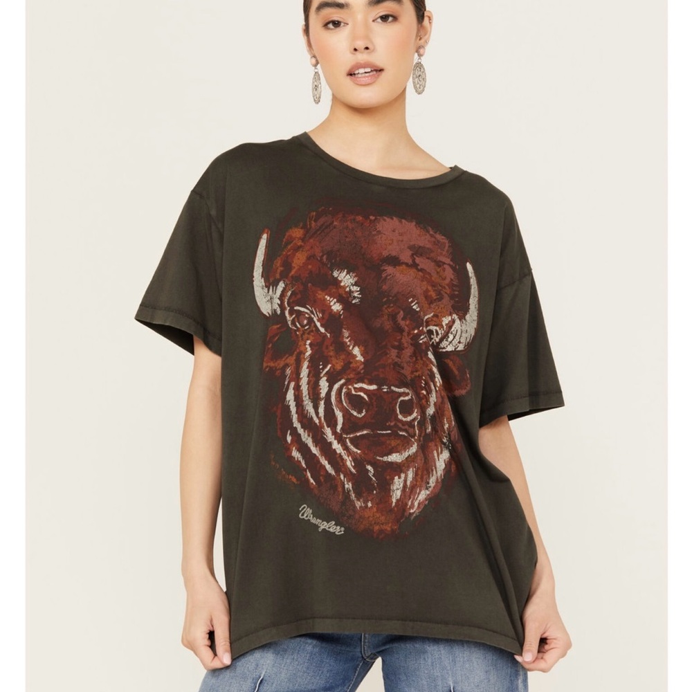 Wrangler Retro Oversized Bison Tee